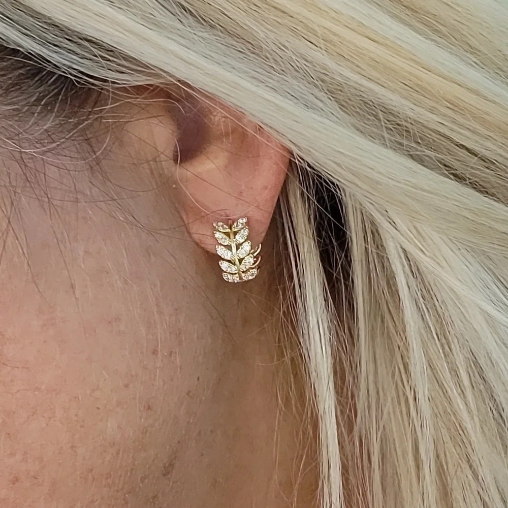 🔥LAST PAIR🔥 ZIRCON LEAF HUGGIES